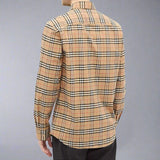 Burberry Simpson Check Long Sleeve Shirt BURBERRY BURBERRY - originalfook singapore