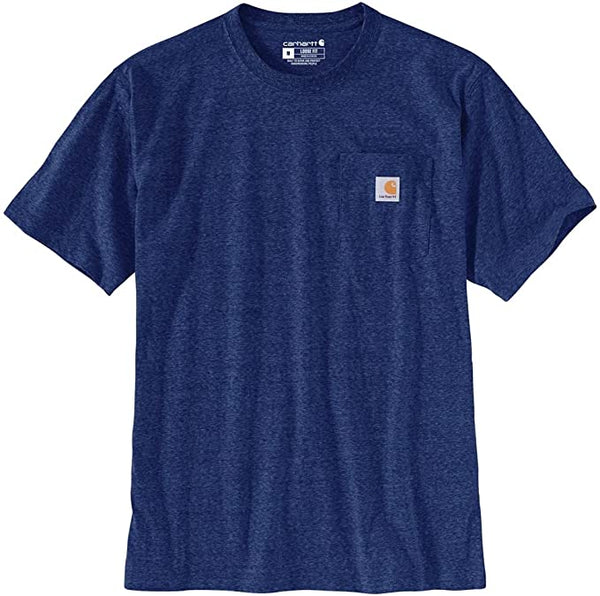 Carhartt USA K87 Workwear Pocket Tee Scout Blue Heather carhartt carhartt - originalfook singapore