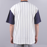 Drew House Secret Tee Navy Pinstripe DREW HOUSE DREW HOUSE - originalfook singapore