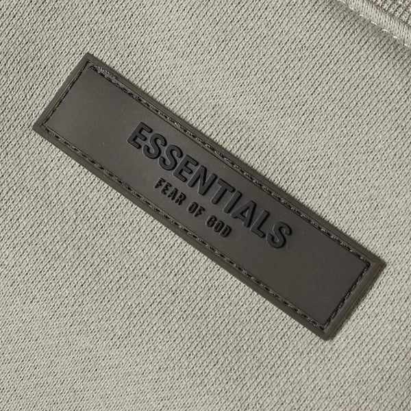 FEAR OF GOD Essentials Felt Logo Crewneck Sweatshirt Smoke FEAR OF GOD FEAR OF GOD - originalfook singapore