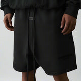 FEAR OF GOD Essentials Felt Logo Sweat Shorts Black FEAR OF GOD FEAR OF GOD - originalfook singapore