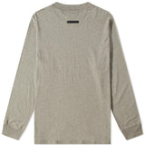 FEAR OF GOD Essentials Summer Core Long Sleeve Tee Dark Heather Oatmeal FEAR OF GOD FEAR OF GOD - originalfook singapore