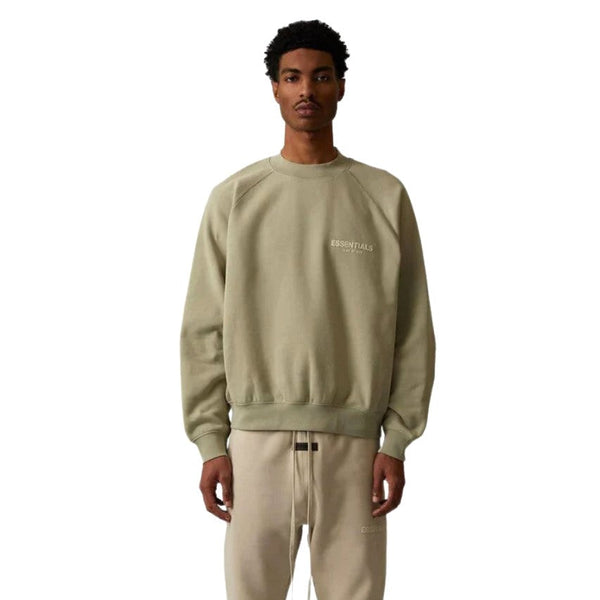 FEAR OF GOD Essentials Chest Logo Sweat Shirt Seafoam FEAR OF GOD FEAR OF GOD - originalfook singapore
