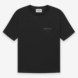FEAR OF GOD Essentials Reflective Chest Logo Tee Black FEAR OF GOD FEAR OF GOD - originalfook singapore
