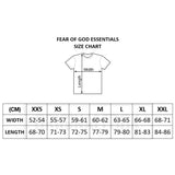 FEAR OF GOD Essentials Felt Logo Long Sleeve Tee Black FEAR OF GOD FEAR OF GOD - originalfook singapore