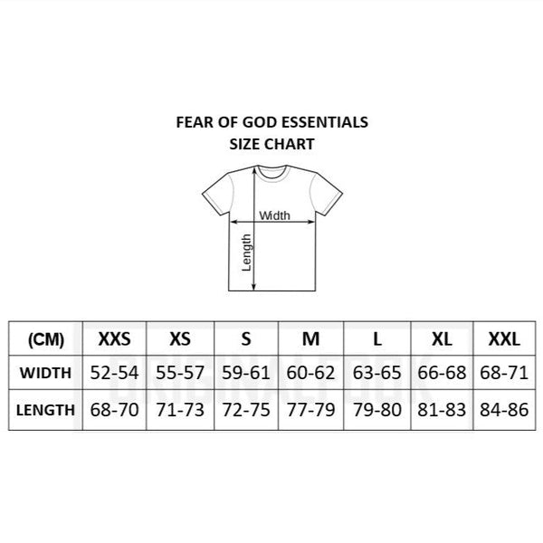 FEAR OF GOD Essentials Felt Logo Tee Wood FEAR OF GOD FEAR OF GOD - originalfook singapore