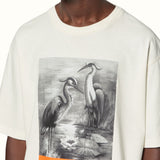 HERON PRESTON Herons Tee White HERON PRESTON HERON PRESTON - originalfook singapore