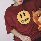 Drew House Mascot Tee Burgundy DREW HOUSE DREW HOUSE - originalfook singapore
