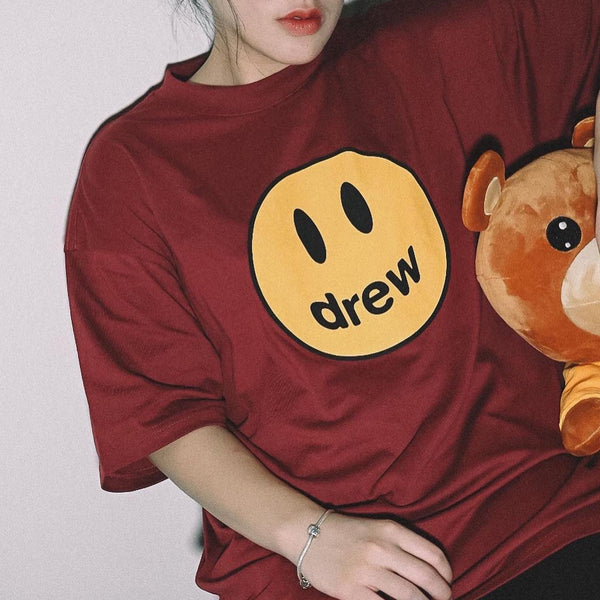 Drew House Mascot Tee Burgundy DREW HOUSE DREW HOUSE - originalfook singapore