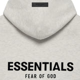 FEAR OF GOD Essentials Felt Logo Hoodie Light Oatmeal FEAR OF GOD FEAR OF GOD - originalfook singapore