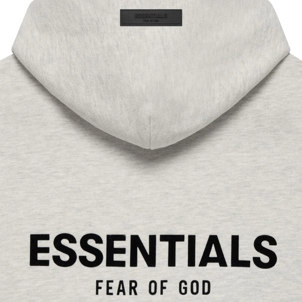 FEAR OF GOD Essentials Felt Logo Hoodie Light Oatmeal FEAR OF GOD FEAR OF GOD - originalfook singapore