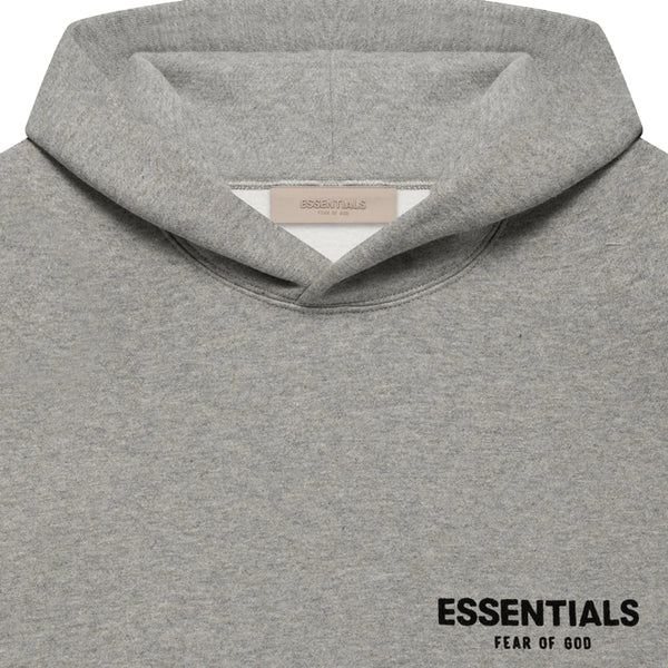 FEAR OF GOD Essentials Felt Logo Hoodie Dark Oatmeal FEAR OF GOD FEAR OF GOD - originalfook singapore