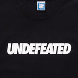Undefeated Big Logo Tee Black undefeated undefeated - originalfook singapore