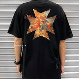 Rickyisclown [RIC] Vintage Oil Painting Tee Black [R4220414C-Y6] RICKYISCLOWN RICKYISCLOWN - originalfook singapore