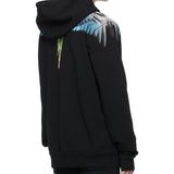 MARCELO BURLON Light Blue Wings Hoodie Black MARCELO BURLON MARCELO BURLON - originalfook singapore
