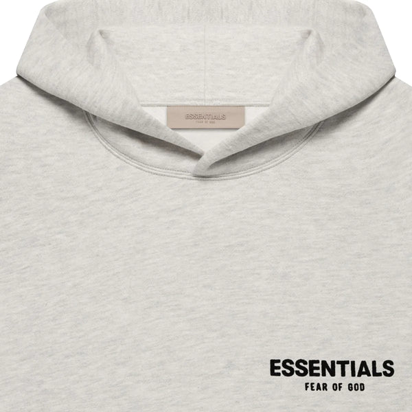 FEAR OF GOD Essentials Felt Logo Hoodie Light Oatmeal FEAR OF GOD FEAR OF GOD - originalfook singapore