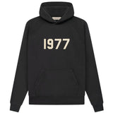 FEAR OF GOD Essentials 1977 Logo Hoodie Black FEAR OF GOD FEAR OF GOD - originalfook singapore