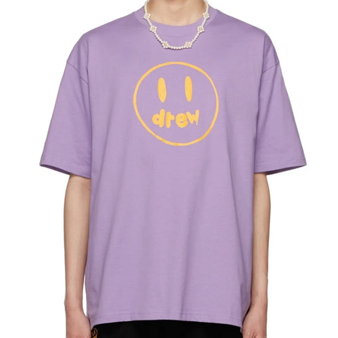 (50% Off) Drew House Painted Mascot Oversized Tee Lavender Purple