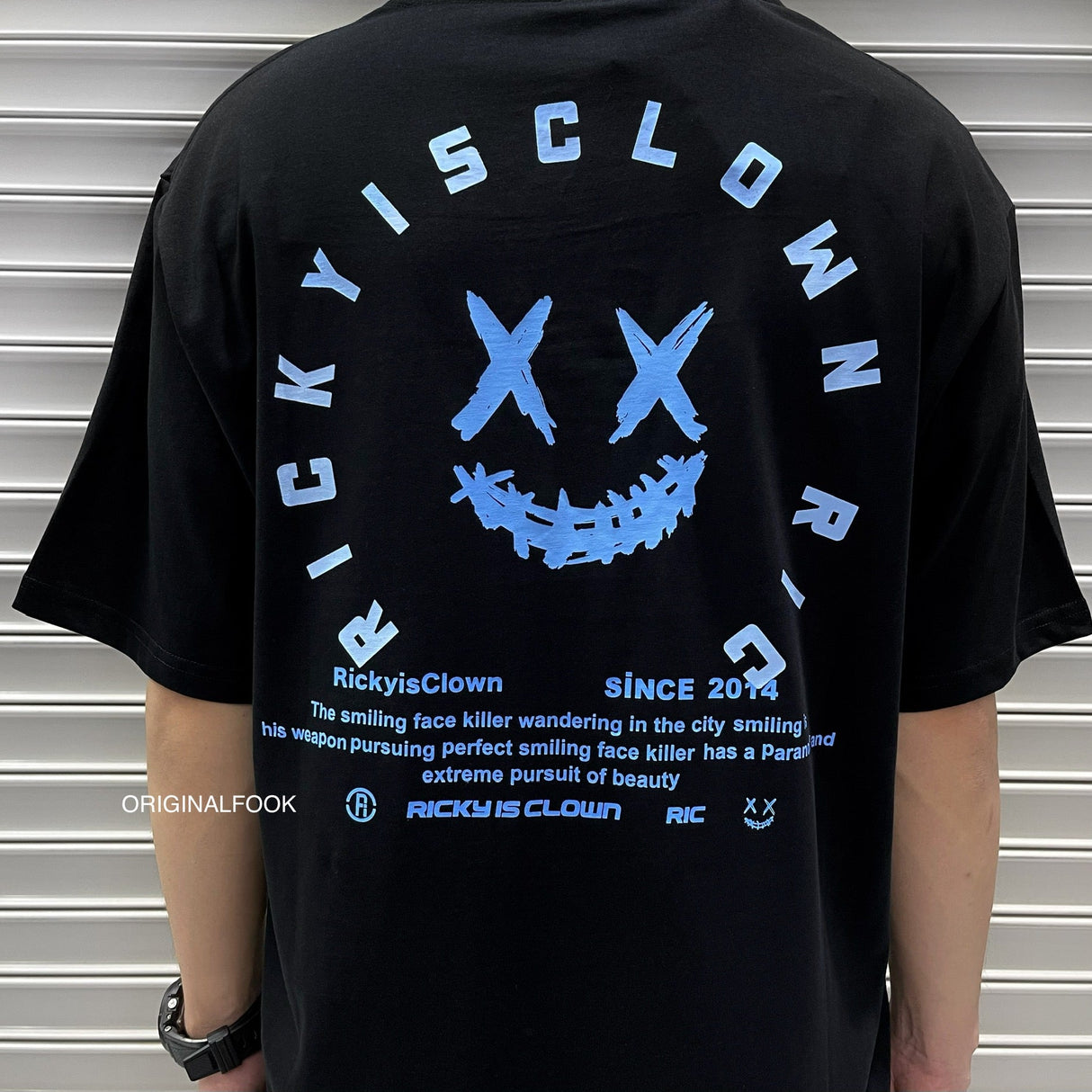 Rickyisclown [RIC] Embroidered Angel Wings Pocket Tee Black [R9210508f-GGGG] RICKYISCLOWN RICKYISCLOWN - originalfook singapore