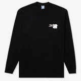 Undefeated 3M Reflective Staff Long Sleeve Tee Black undefeated undefeated - originalfook singapore