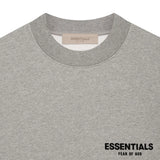 FEAR OF GOD Essentials Felt Logo Crewneck Sweatshirt Dark Oatmeal FEAR OF GOD FEAR OF GOD - originalfook singapore