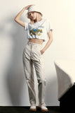 (60% OFF) ADLV X LISA A Logo Emblem Embroidery Cargo Long Pants Ivory ADLV ADLV - originalfook singapore