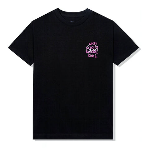 Anti Social Social Club X Fragment Precious Petals Tee Black Pink