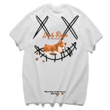 Rickyisclown [RIC] Corgi Dog Smiley Tee White [R5220221f-K5] RICKYISCLOWN RICKYISCLOWN - originalfook singapore