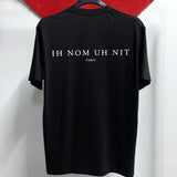 IH NOM UH NIT Paris Mask Authentic Tee Black NUS23297 IH NOM UH NIT IH NOM UH NIT - originalfook singapore