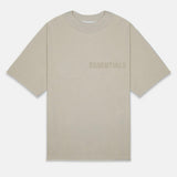 FEAR OF GOD Essentials Felt Logo Tee Smoke FEAR OF GOD FEAR OF GOD - originalfook singapore