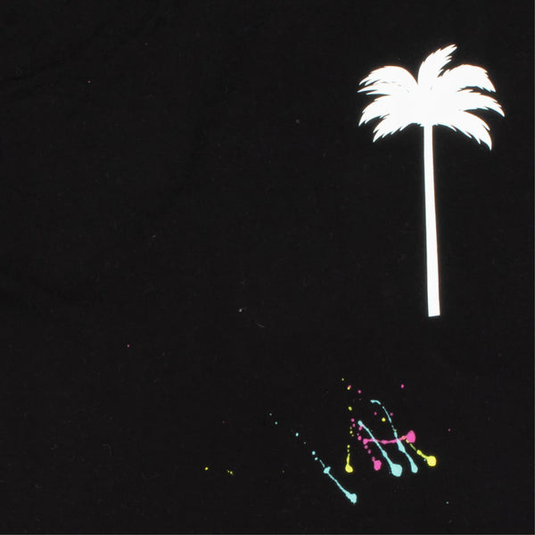 Palm Angels PXP Painted Tee Black PALM ANGELS PALM ANGELS - originalfook singapore