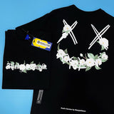Rickyisclown [RIC] Camellia Smiley Tee Black [R19211229bXZ-FFFF] RICKYISCLOWN RICKYISCLOWN - originalfook singapore