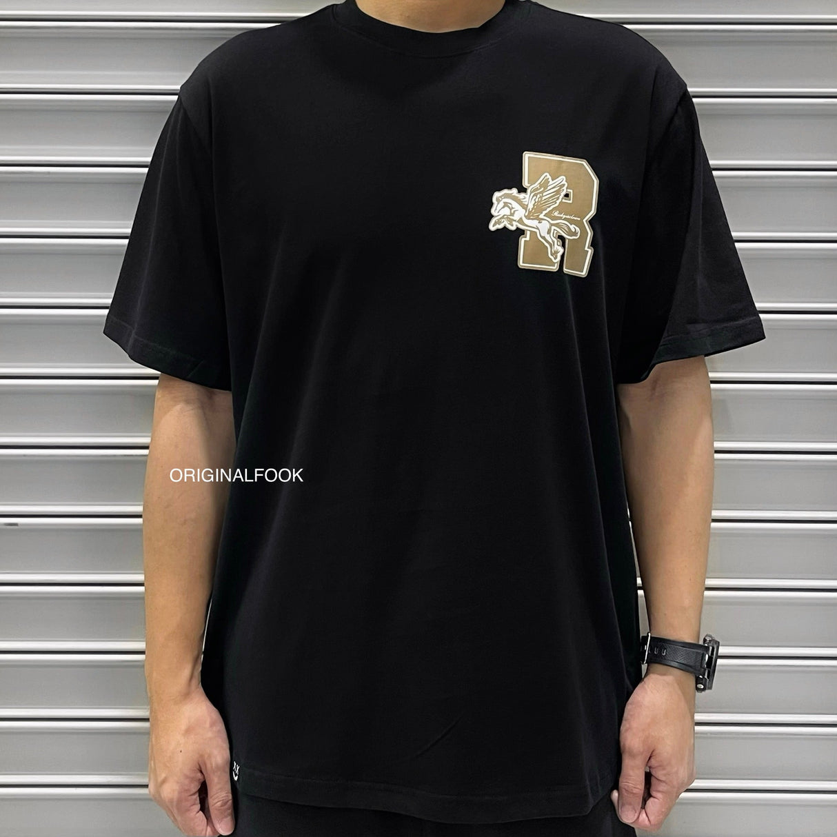 Rickyisclown [RIC] Pegasus Smiley Tee Black [R2280706e-Q6] RICKYISCLOWN RICKYISCLOWN - originalfook singapore