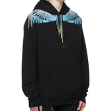 MARCELO BURLON Light Blue Wings Hoodie Black MARCELO BURLON MARCELO BURLON - originalfook singapore