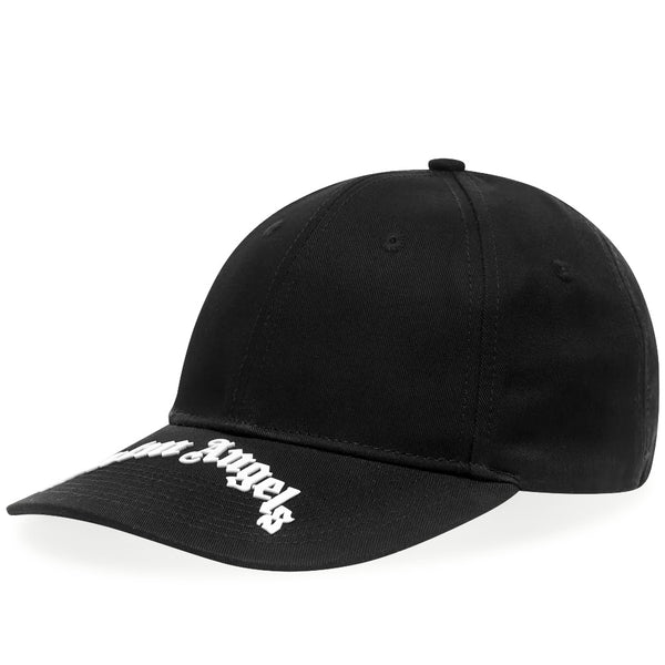 Palm Angels Curved Logo Mesh Cap Yellow/Black