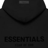 FEAR OF GOD Essentials Felt Logo Hoodie Black FEAR OF GOD FEAR OF GOD - originalfook singapore