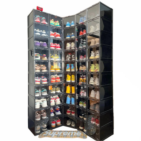 ORIGINALAB Premium Front Display Shoe Box with Magnetic Door Black (New model) originalab originalab - originalfook singapore