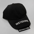 WE11DONE Embroidered Cap Black ORIGINALFOOK STORE ORIGINALFOOK STORE - originalfook singapore