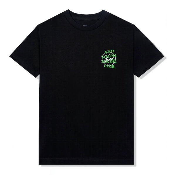 Anti Social Social Club X Fragment Precious Petals Tee Black Green ANTI SOCIAL SOCIAL CLUB ANTI SOCIAL SOCIAL CLUB - originalfook singapore