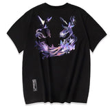 Rickyisclown [RIC] Mystical Butterfly Smiley Tee Black [R11220514e-B6] RICKYISCLOWN RICKYISCLOWN - originalfook singapore