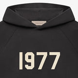 FEAR OF GOD Essentials 1977 Logo Hoodie Black FEAR OF GOD FEAR OF GOD - originalfook singapore