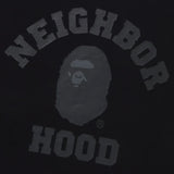 Bathing Ape X Neighborhood Tee Black BATHING APE BATHING APE - originalfook singapore