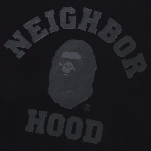 Bathing Ape X Neighborhood Tee Black BATHING APE BATHING APE - originalfook singapore