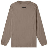 FEAR OF GOD Essentials Felt Logo Long Sleeve Tee Desert Taupe FEAR OF GOD FEAR OF GOD - originalfook singapore