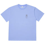 (60% OFF) ADLV Color Embroidery Logo Tee Purple ADLV ADLV - originalfook singapore
