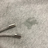 Burberry Clarendon Check Embroidery Logo Zip Hoodie Grey BURBERRY BURBERRY - originalfook singapore