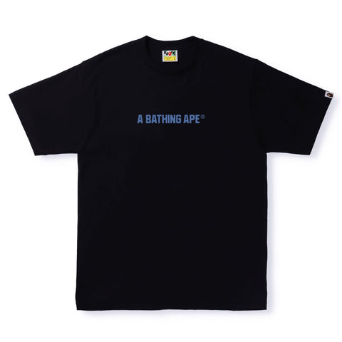 Bathing Ape Color Camo Bape Busy Works Tee Black Blue