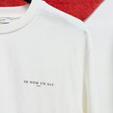 IH NOM UH NIT Paris Chest Logo Tee Off-White NUS23201 IH NOM UH NIT IH NOM UH NIT - originalfook singapore