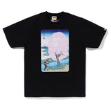 BATHING APE Sakura Tee Black (Japan Exclusive) BATHING APE BATHING APE - originalfook singapore