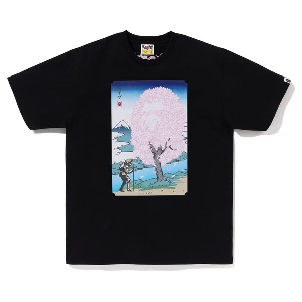 BATHING APE Sakura Tee Black (Japan Exclusive) BATHING APE BATHING APE - originalfook singapore